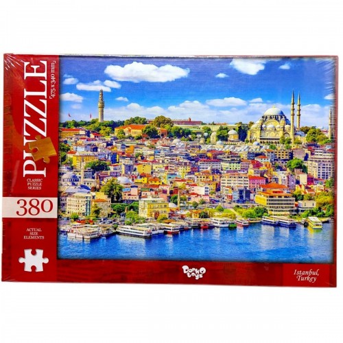 ПАЗЛИ, 380 ЕЛЕМЕНТІВ для дітей та дорослих (МІСТО НА ВОДІ) (Dankotoys)