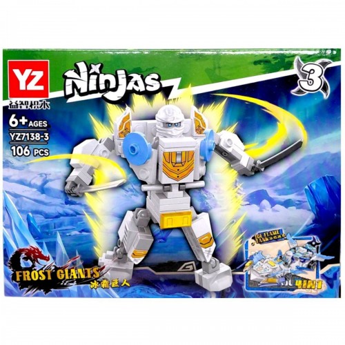 Дитячий Конструктор "NINJAS" 106 елементів (ВИД 3) (MiC)