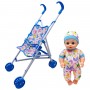 Візок з лялькою сидячий H01-63 в кульку р.62x20см YG Toys (YG Toys)