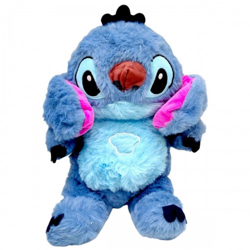 М’яка іграшка «Стіч», дихаючий, іграшка-нічник, 1 режим (MiC)