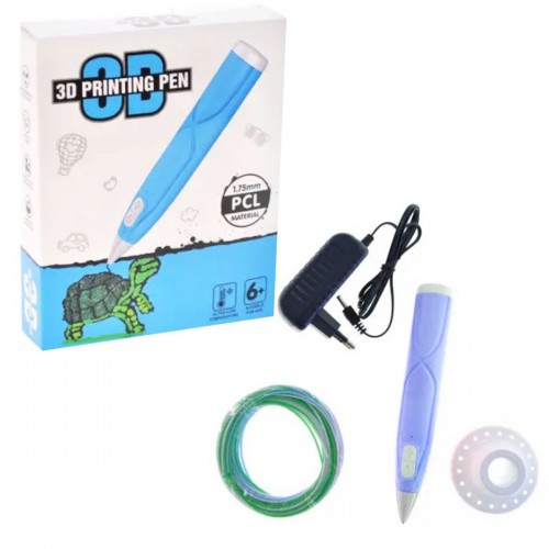 Набор "3D-ручка" в коробке (голубой) (MiC)