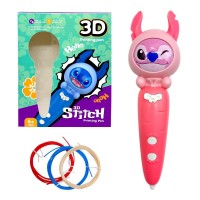 3D ручка Стич (Розовый), для создания 3D рисунков и моделей