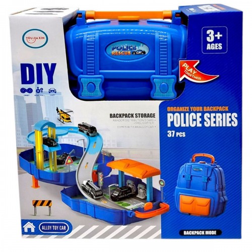 Набір ігровий "Поліцейська парковка" у валізі (YOUJIAXIN)