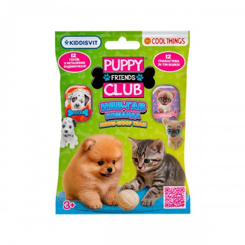 Фигурка-сюрприз COOL THINGS серии "Puppy Club" - НЯВ-ГАВ КОМАНДА (микс) (Cool Things)