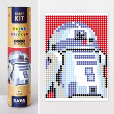 Картина по номерам с наклейками 