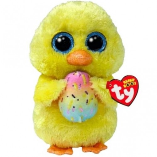 Детская игрушка мягконабивная "Beanie Booʼs. Цыпленок MARIGOLD" 15 см (TY)