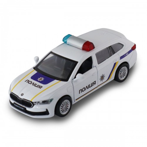 Автомодель – SKODA SUPERB COMBI iV ПОЛИЦИЯ (TechnoDrive)