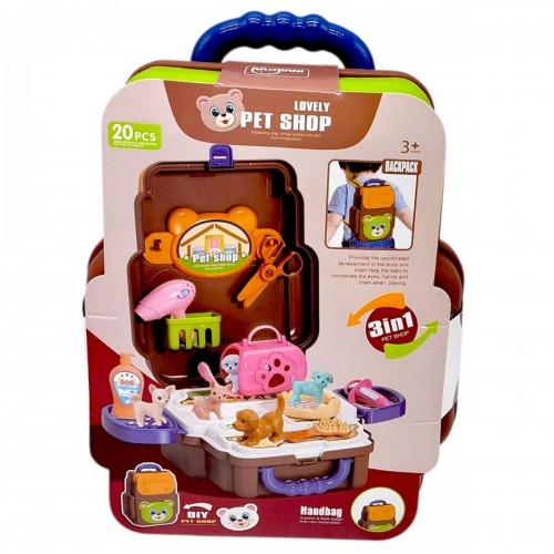 Игровой набор «Зоомагазин в чемодане», 20 дет. (MiC)