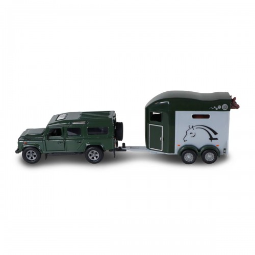 Игровой набор – LAND ROVER (с прицепом и фигурками лошадей) (TechnoDrive)