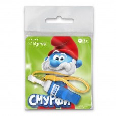 Свисток спортивний з ремінцем, СМУРФИ (Мікс видів)