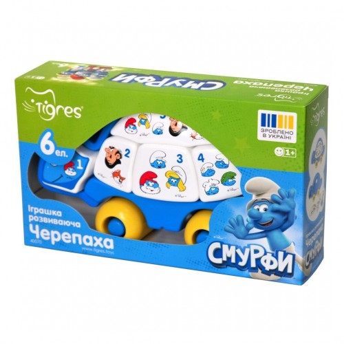 Іграшка розвиваюча "Черепаха", СМУРФИ (TIGRES)