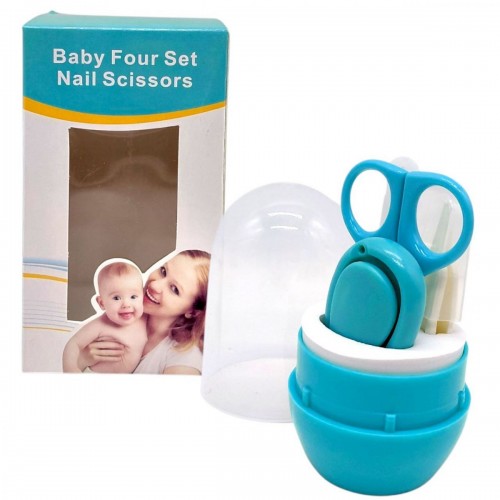 Маникюрный набор в кейсе, (Бирюзовый) (Lindo)