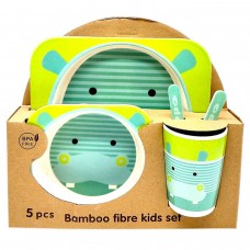 Набір дитячого бамбукового посуду (ГІПОПОТАМ)