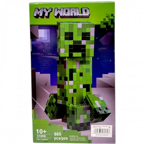 Конструктор "Майнкрафт/Minecraft. Крипер" 665 дет., короб. 28*16*6см (MiC)