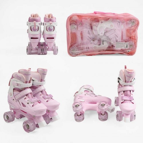 Ролики размер 34-38 (Розовый) (Best Roller)