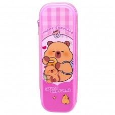 Пенал с держателем Капибара уп.PVC (Розовый)