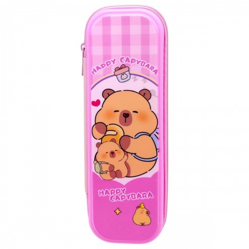 Пенал з утримувачем Капібара уп.PVC (РОЖЕВИЙ) (MiC)