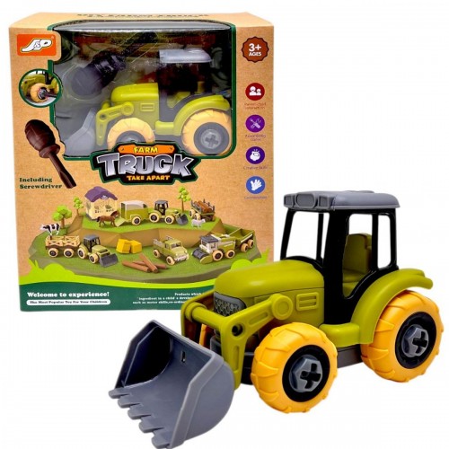 Ігровий набір (трактор,інструменти,аксесуари) у короб.18,8*8,8*22,5см (MiC)