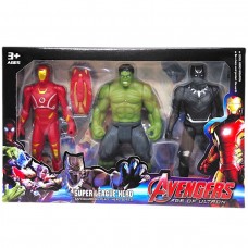 Набор героев MARVEL 6625 A 3шт.в коробке (ВИД 1)