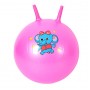 М`яч для фітнесу діаметр 27 см, висота з вушками 40 см, у пакеті (РОЖЕВИЙ) (MiC)
