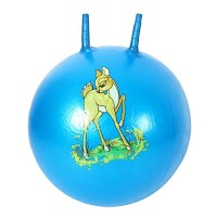 М`яч для фітнесу діаметр 27 см, висота з вушками 40 см, у пакеті (СИНІЙ)