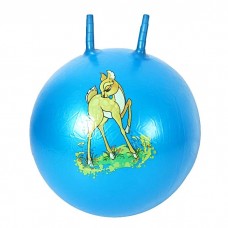 М`яч для фітнесу діаметр 27 см, висота з вушками 40 см, у пакеті (СИНІЙ)