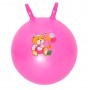 М'яч для фітнесу діаметр 35 см, висота з вушками 40 см, у пакеті (РОЖЕВИЙ) (MiC)