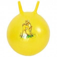 М'яч для фітнесу діаметр 35 см, висота з вушками 40 см, у пакеті (ЖОВТИЙ)