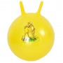 М'яч для фітнесу діаметр 35 см, висота з вушками 40 см, у пакеті (ЖОВТИЙ) (MiC)