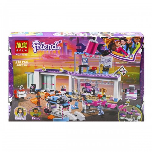 Конструктор "Friend: автомастерская", 418 дет (BELA)