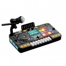 Музична установка (вбудований акумулятор 3.7 V, USB кабель, музика, піаніно, звукові ефекти, гра на швидкість, запис, підсвічування, мікрофон, в коробці )