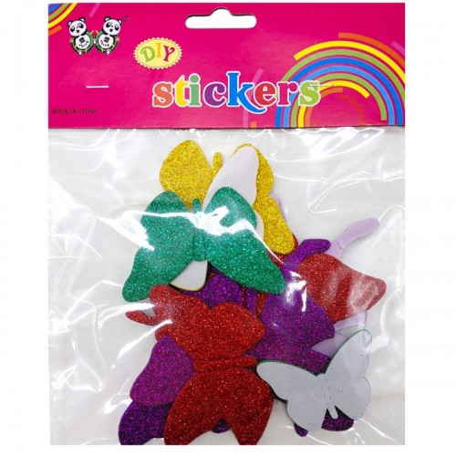 Набір для творчості з фоамірану блискучого на клейкій основі "Квіти, Зірки, Звірята" (18040) (MiC)