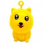 Сяючий силіконовий їжачок "Вушка" 10,5 см (ЖОВТИЙ) (MiC)