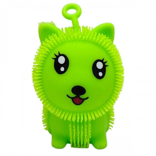 Сяючий силіконовий їжачок "Вушка" 10,5 см (ЗЕЛЕНИЙ) (MiC)