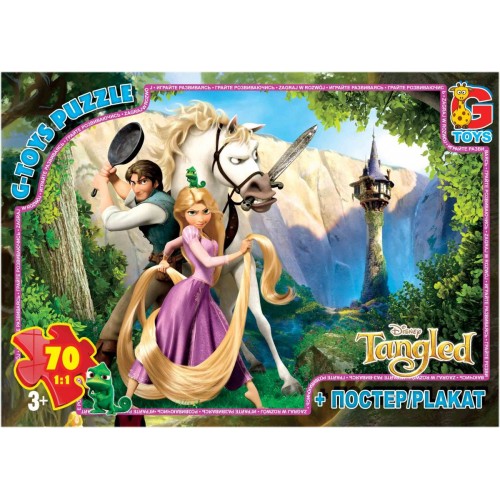 Пазли "Рапунцель", 70 ел (Gtoys)
