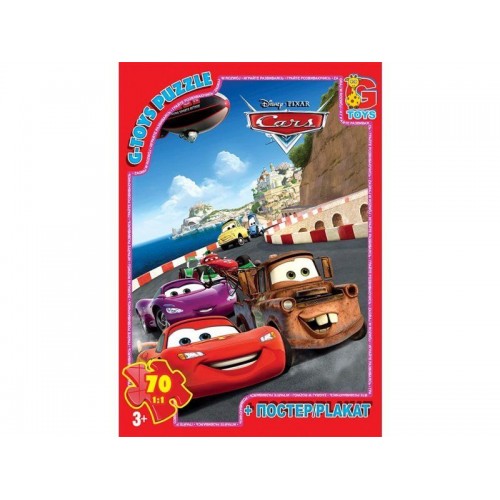 Пазли "Тачки" 70 ел (Gtoys)
