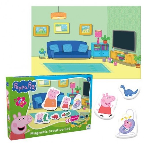 Магнитная игра с планшеткой "Свинка" (Dodo)