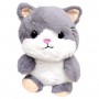 Мʼяка іграшка "Котик" 20 см (СІРИЙ) (MiC)