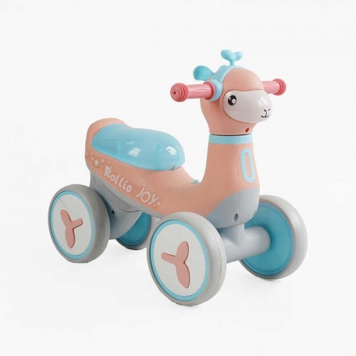 Велобег JOY 4-х колесный колеса PU, рама пластик, УКРАИНСКАЯ озвучка и подсветка, в коробке (JOY)