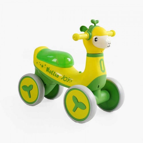 Велобег JOY 4-х колесный колеса PU, рама пластик, УКРАИНСКАЯ озвучка и подсветка, в коробке (JOY)