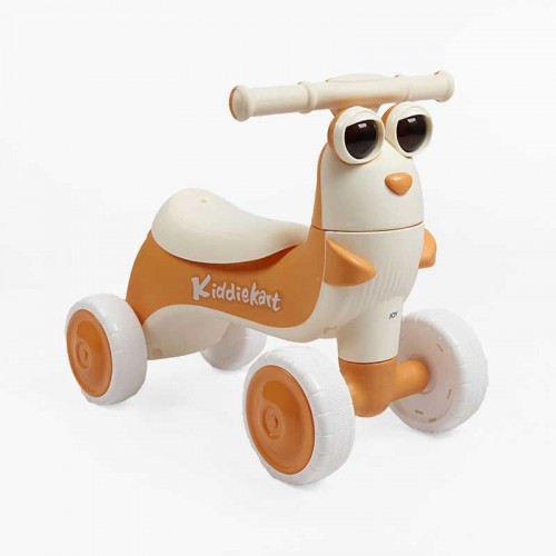 Велобег JOY 4-х колесный Оранжевый, колеса PU, рама пластик, озвучивание и подсветка, в коробке (JOY)