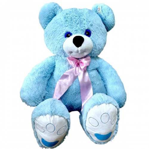 М'яка іграшка "Ведмідь Бонік" (1,5 м) БЛАКИТНИЙ (Nikopol)