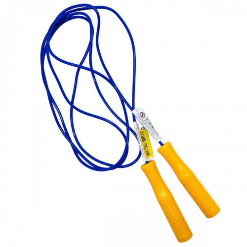 Скакалка №2 цветная - 260см (СИНЯЯ) (MiC)