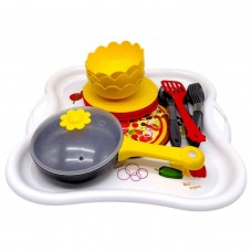 Набір посуду столовий Піца на підносі (БІЛИЙ)