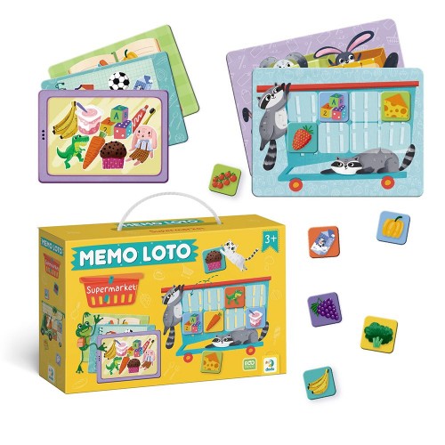Гра настільна "Мемо Лото. Супермаркет" (Dodo)