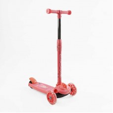 Самокат триколісний Skyper колеса PVC зі світлом, кермо з`ємне