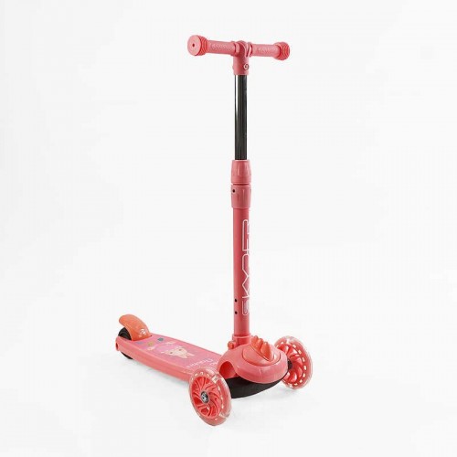 Самокат триколісний Skyper колеса PVC зі світлом, кермо з`ємне (Skyper)