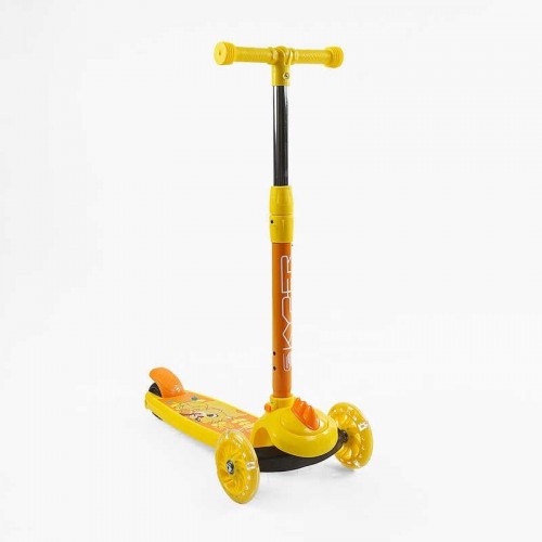 Самокат триколісний Skyper колеса PVC зі світлом, кермо з`ємне (Skyper)