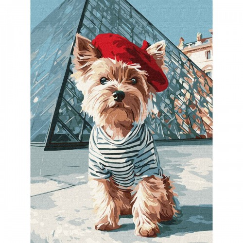 Картина по номерам "Французское настроение" 30х40 см (Ідейка)