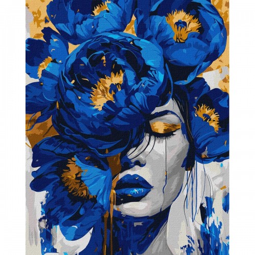 Картина по номерам с красками металлик "Таинственный шарм" 40х50 см (Ідейка)